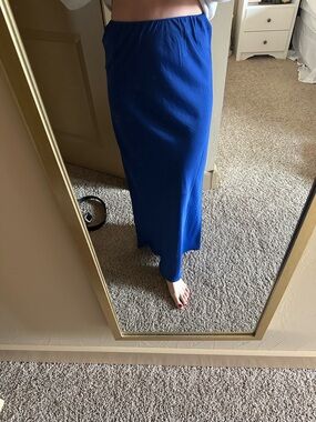 Minkpink Royal Blue Maxi Skirt
